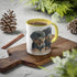 Rottweiler Pupies - Color Accent Mugs, 11oz